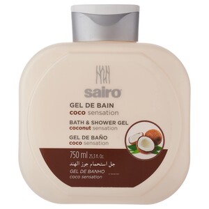 Sairo Bath & Shower Gel Coconut Sensation 750Ml