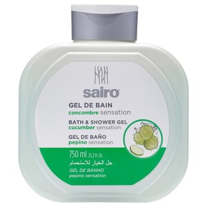 Sairo Bath & Shower Gel Cucumber Sensation 750Ml
