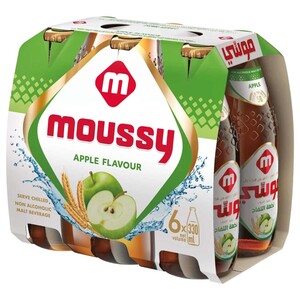 Moussy Apple Malt Drink 330Ml X6