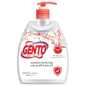 Gento Hand Wash Ultimate Protection Red 500Ml