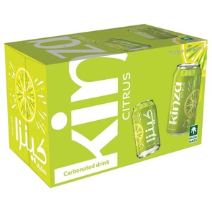 Kinza Carbonated Drink Citrus 360Ml X6