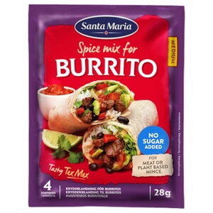 Santa Maria Burrito Spice Mix 28G