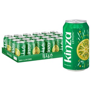 Kinza Carbonted Drink Lemon 360Ml X24