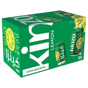 Kinza Carbonted Drink Lemon 360Ml X6