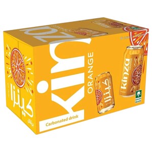 Kinza Carbonated Drink Orange 360Ml X6