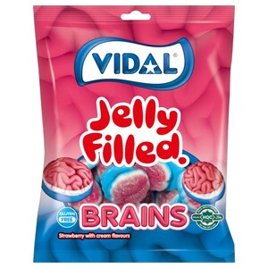 Vidal Jelly Filled Brains Gluten Free 90G
