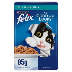 Felix Cat Food Tuna In Jelly 85G
