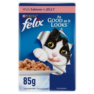 Felix Cat Food Salmon In Jelly 85G