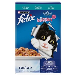 Felix Cat Food Kitten Tuna In Jelly 85G