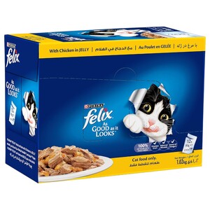 Felix Cat Food Chicken In Jelly 85G X12