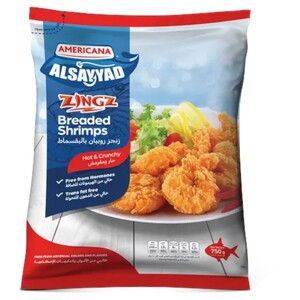 Americana Alsayyad Breaded Shrimps Hot & Crunchy 750G