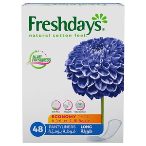 Freshdays Pantyliners Long 48 Pieces