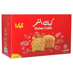 Al Fakherat Dates Cake 350G X15