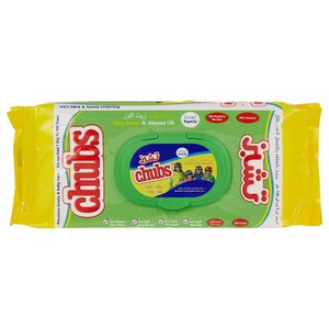 Chubs Family Wipes Flow Pack Almond & Shea Butter 40 Sheets