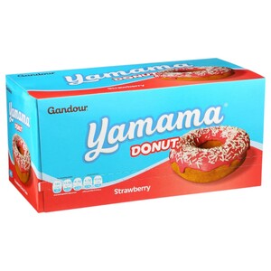 Gandour Yamama Donut Cake Strawberry 37G X12