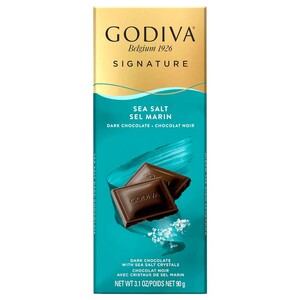 Godiva Signature Dark Chocolate Sea Salt Tablet 90G