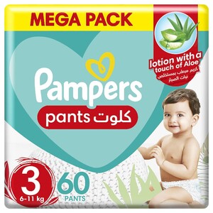 Pampers Pants Mega Pack Size 3 60 Pieces