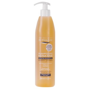 Byphasse Keratin Shampoo For Dry Hair 520Ml