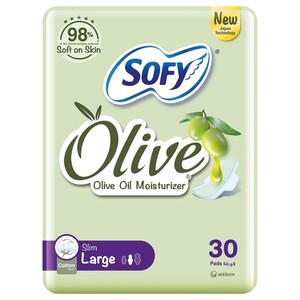 Sofy Sanitary Pads Olive Oil Large 30 Pads