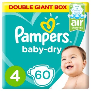 Pampers Regular Diapers Mainline Mega Pack Size 4 60 Pieces