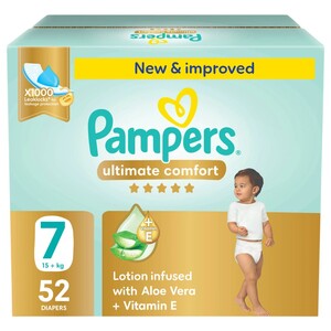 Pampers Regular Diapers Premium Care Mega Box Size 7 52 Pieces