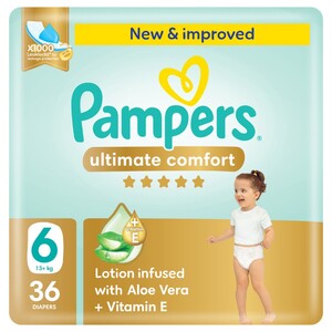Pampers Regular Diapers Premium Care Mega Pack Size 6 36 Pieces