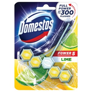 Domestos Toilet Blocks Power 5 Lime 55G