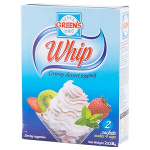 Green's Whip Creamy Dessert Topping 76G