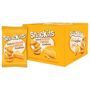 Nabil Snackits Baked Crackers Cheese 40G X12