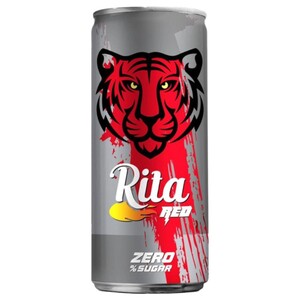 Rita Sparkling Drink Red Zero Sugar Can 240Ml