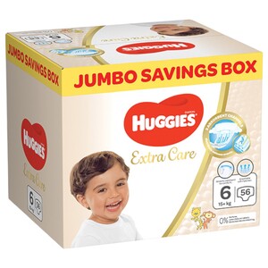 Huggies Diapers Extra Care Size 6 Jumbo Box 56 Pieces