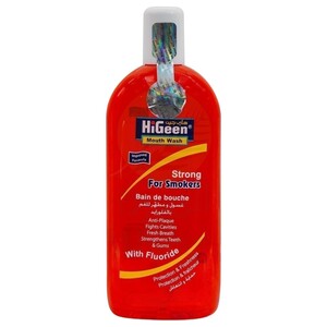 Higeen Mouthwash Strong For Smokers With Fluoride 110Ml