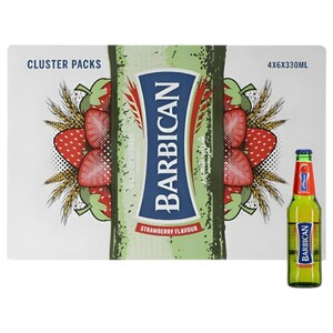 Barbican Malt Beverage Strawberry X4 X6 330Ml