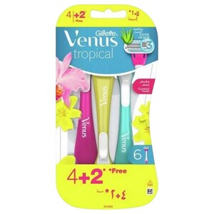 Gillette Venus Tropical Razor 6 Pieces