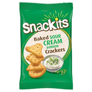 Nabil Snackits Baked Crackers Sour Cream & Onion 26G