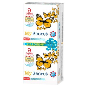 My Secret Daily Normal Drysilk Economy 2X9 Pads 18 Pieces
