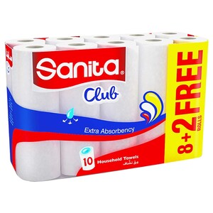 Sanita Kitchen Towel Club 10 Rolls