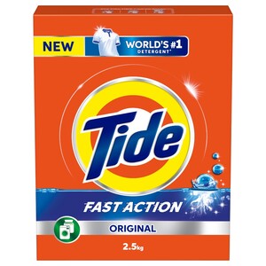 Tide Detergent Powder Fast Dissolving Low-Sud Original 2.5Kg