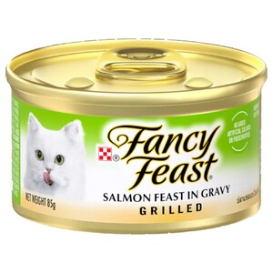 Fancy Feast Cat Food Grilled Salmon Feast In Gravy 85G