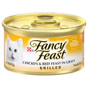 Fancy Feast Cat Food Grilled Chicken & Beef In Gravy 85G