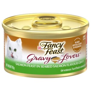 Fancy Feast Cat Food Gravy Lovers Salmon 85G