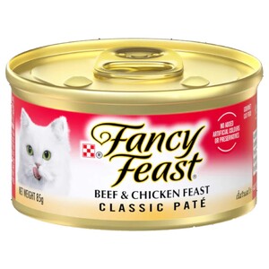 Fancy Feast Cat Food Classic Beef & Chicken 85G