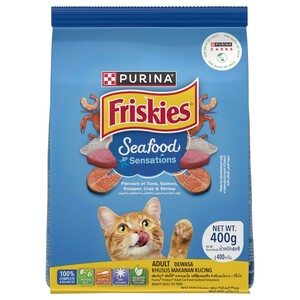 Friskies Cat Food Seafood Sensations 400G