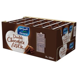 Almarai Double Chocolate Milk 200Ml X18