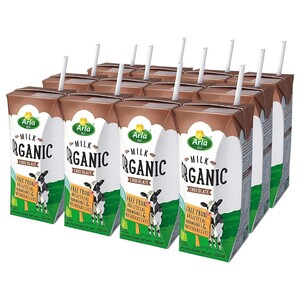 Arla Uht Milk Chocolate Organic 200Ml X12
