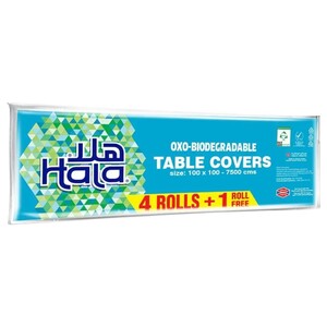 Hala Table Cover Bio 100X100cm 5 Rolls
