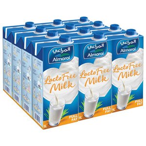 Almarai Milk Full Fat Lactose Free 1L X12