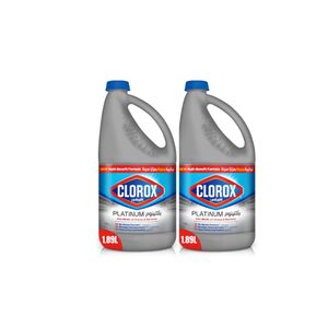 Clorox Platinum Bleach Orginal 1.89L 2Pcs