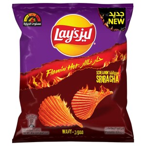 Lay's Potato Chips Flamin Hot Screamin Sriracha 45G