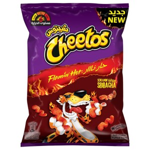 Cheetos Crunchy Flamin Hot Screamin Sriracha 140G
